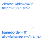 <iframe width="640" height="360" src="https://www.youtube-nocookie.com/embed/videoseries?list=PLD751B3FD946CE0DD&amp;hl=en_US" frameborder="0" allowfullscreen></iframe>